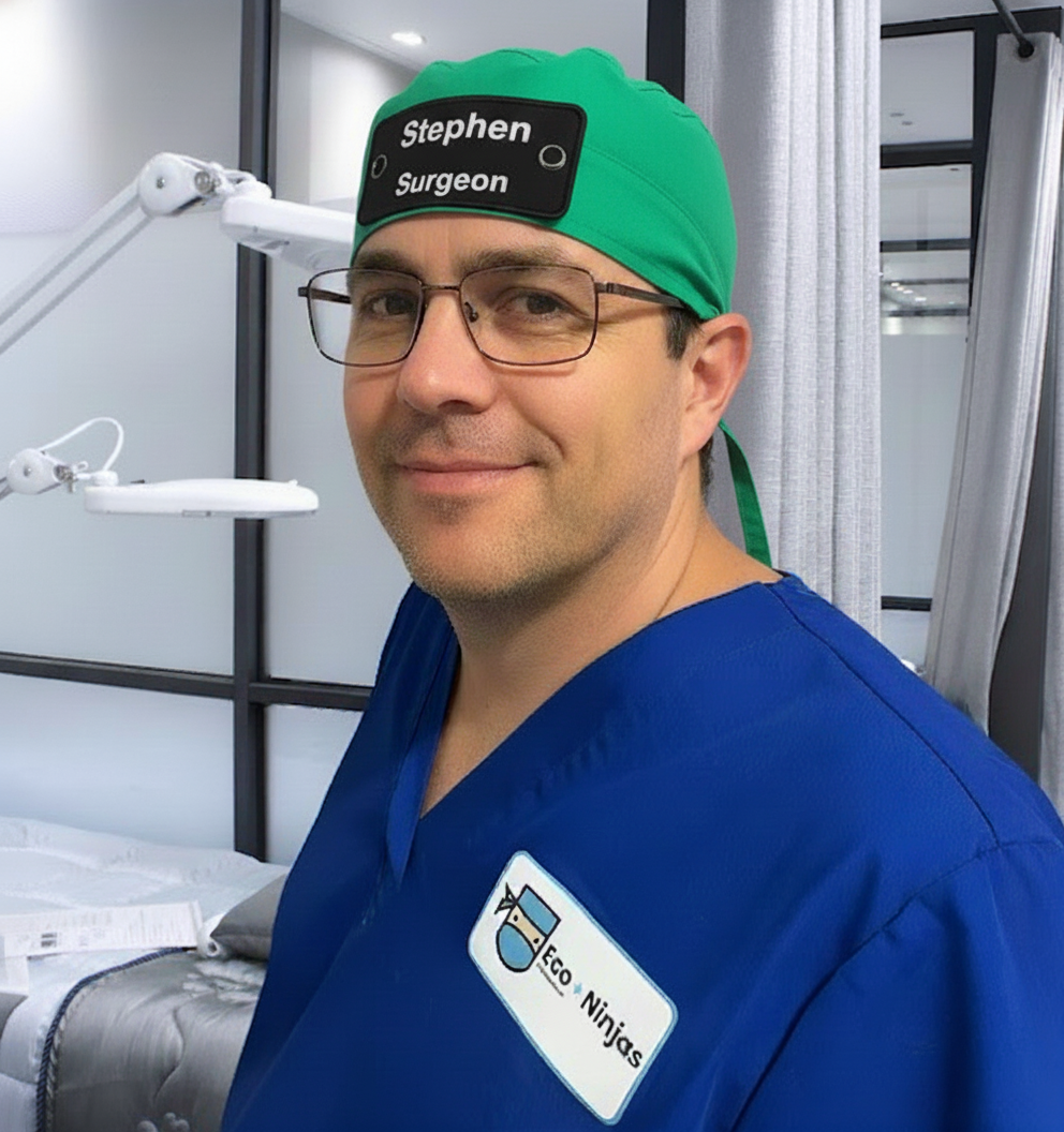 Eco Ninjas Bandana Theatre Badge Hat in Light Green