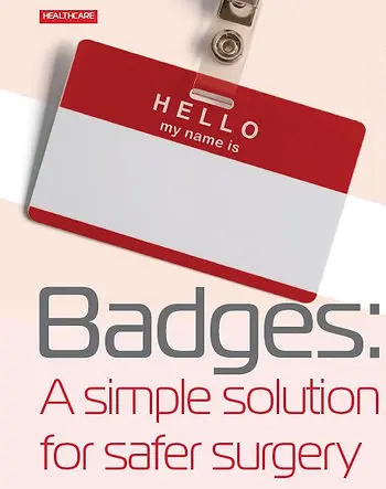 Badges for Safer Surgery: Knowing Who's Who Matters