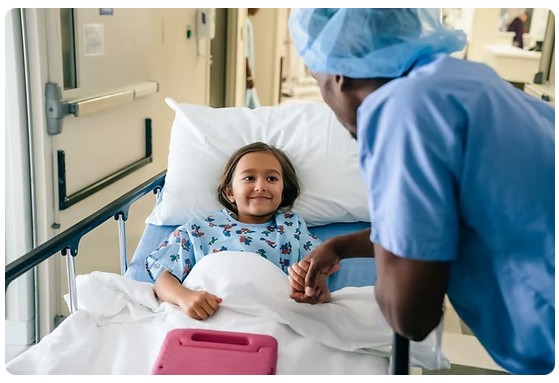 NHS hospital care interaction