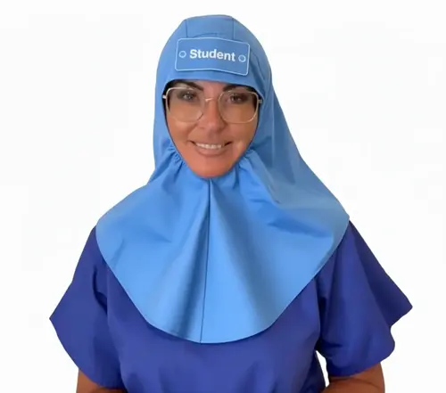 Royal Blue Hijab Hat