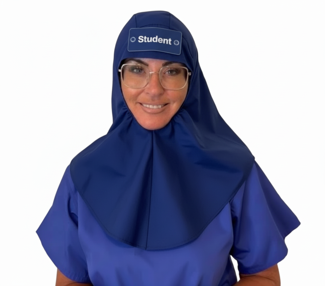 Eco Ninjas Hijab Theatre Badge Hat in Navy