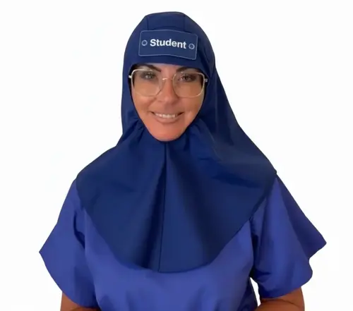 Eco Ninjas Hijab Theatre Badge Hat in Navy