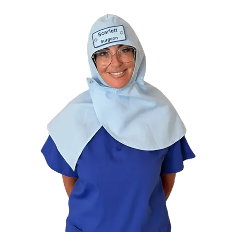 Eco Ninjas Surgical Hood Theatre Badge Hat