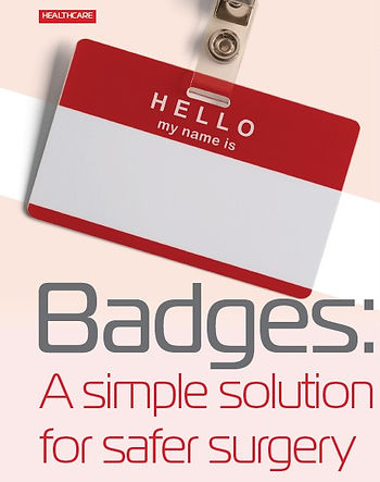 Badges for Safer Surgery: Knowing Who's Who Matters